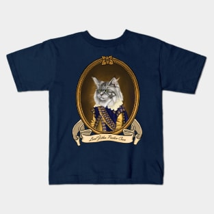 Renaissance Cat - Lord Jethro Preston Coon Kids T-Shirt